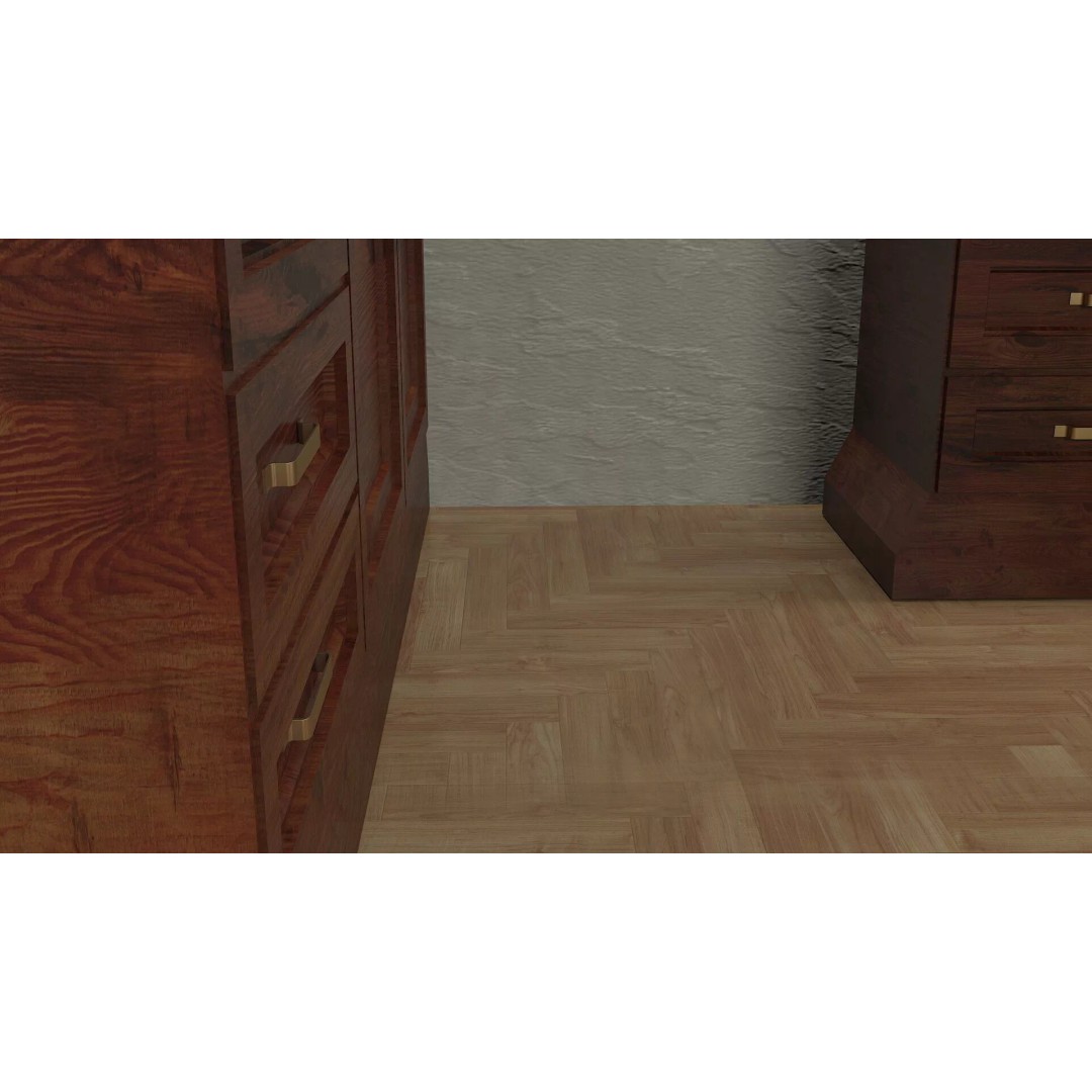 Traditional Bedroom Furniture Collection 3D Model – Classic Wooden Set for Archviz - View 4