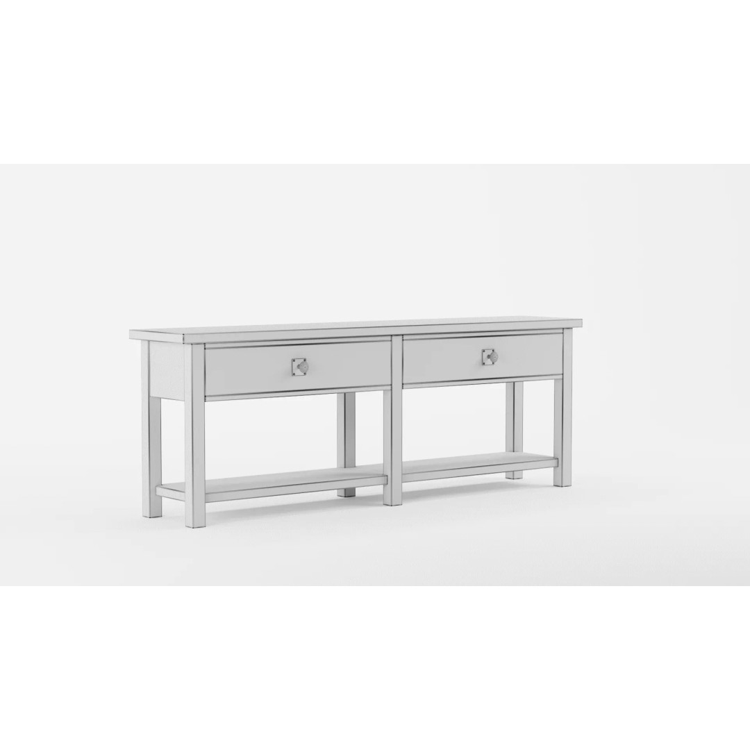 Grand Console Table 3D Model – High-Quality PBR Asset for Interior Design