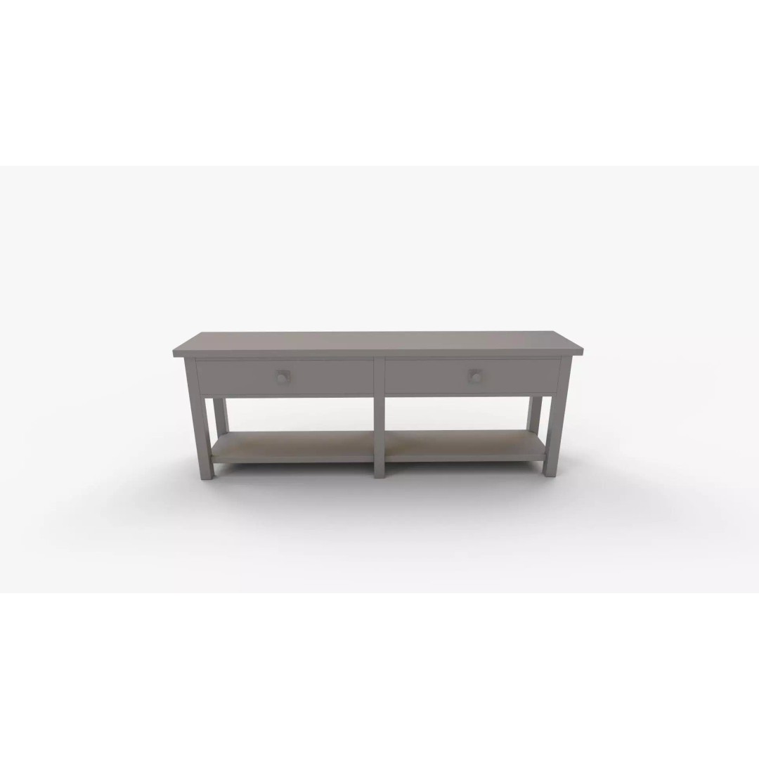 Grand Console Table 3D Model – High-Quality PBR Asset for Interior Design - View 12