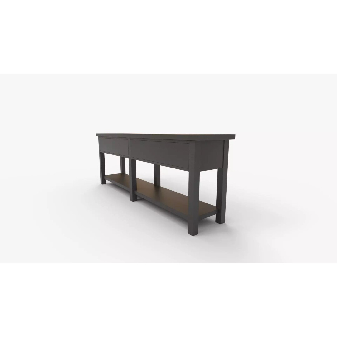 Grand Console Table 3D Model – High-Quality PBR Asset for Interior Design - View 5