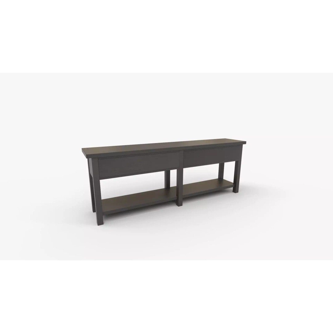 Grand Console Table 3D Model – High-Quality PBR Asset for Interior Design - View 7