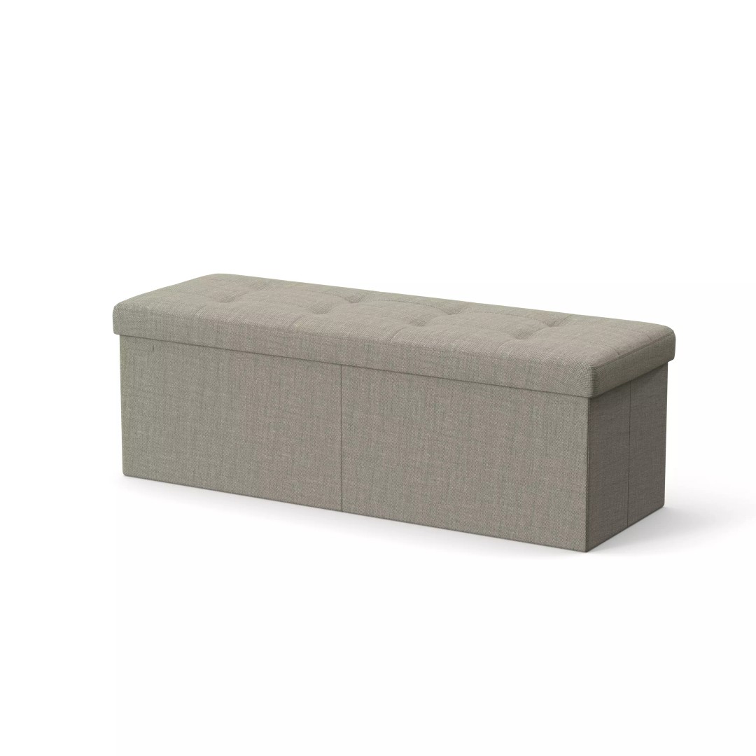 Ottoman 3D Model – Realistic Fabric Pouf for Interiors, FBX, OBJ - View 2