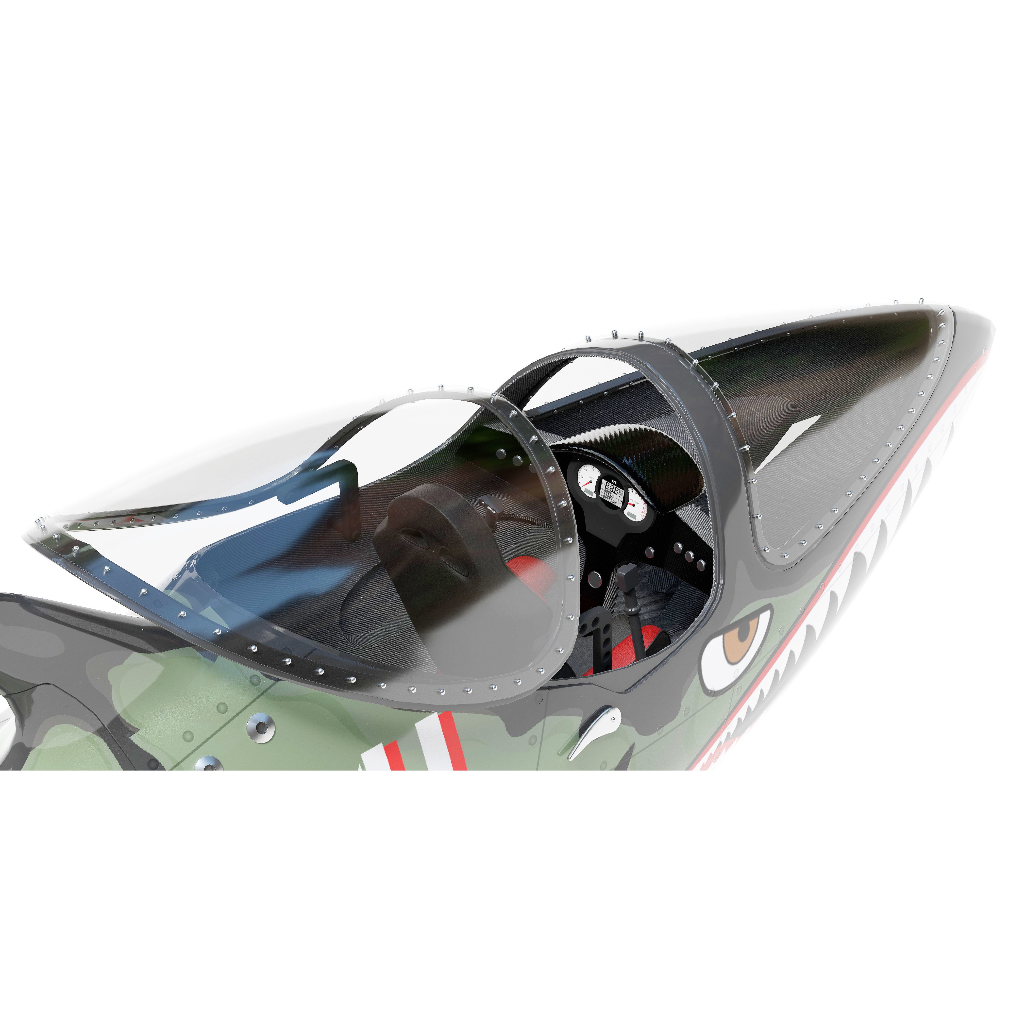 Seabreacher Camo Green - Game-Ready 3D Model - View 8