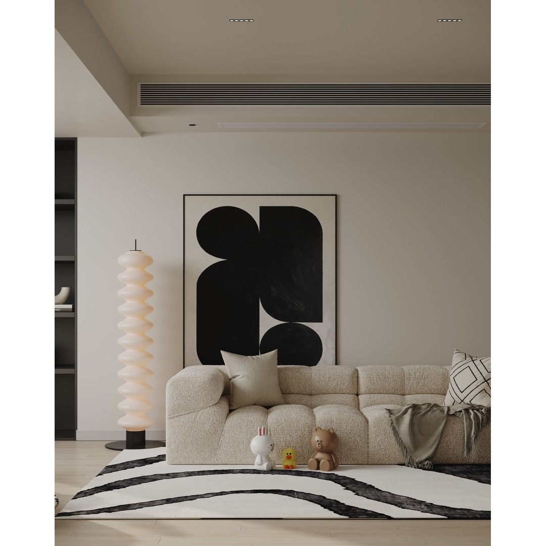 Stylish Apartment Interior 3D Model – Textured Living Space, FBX - View 5