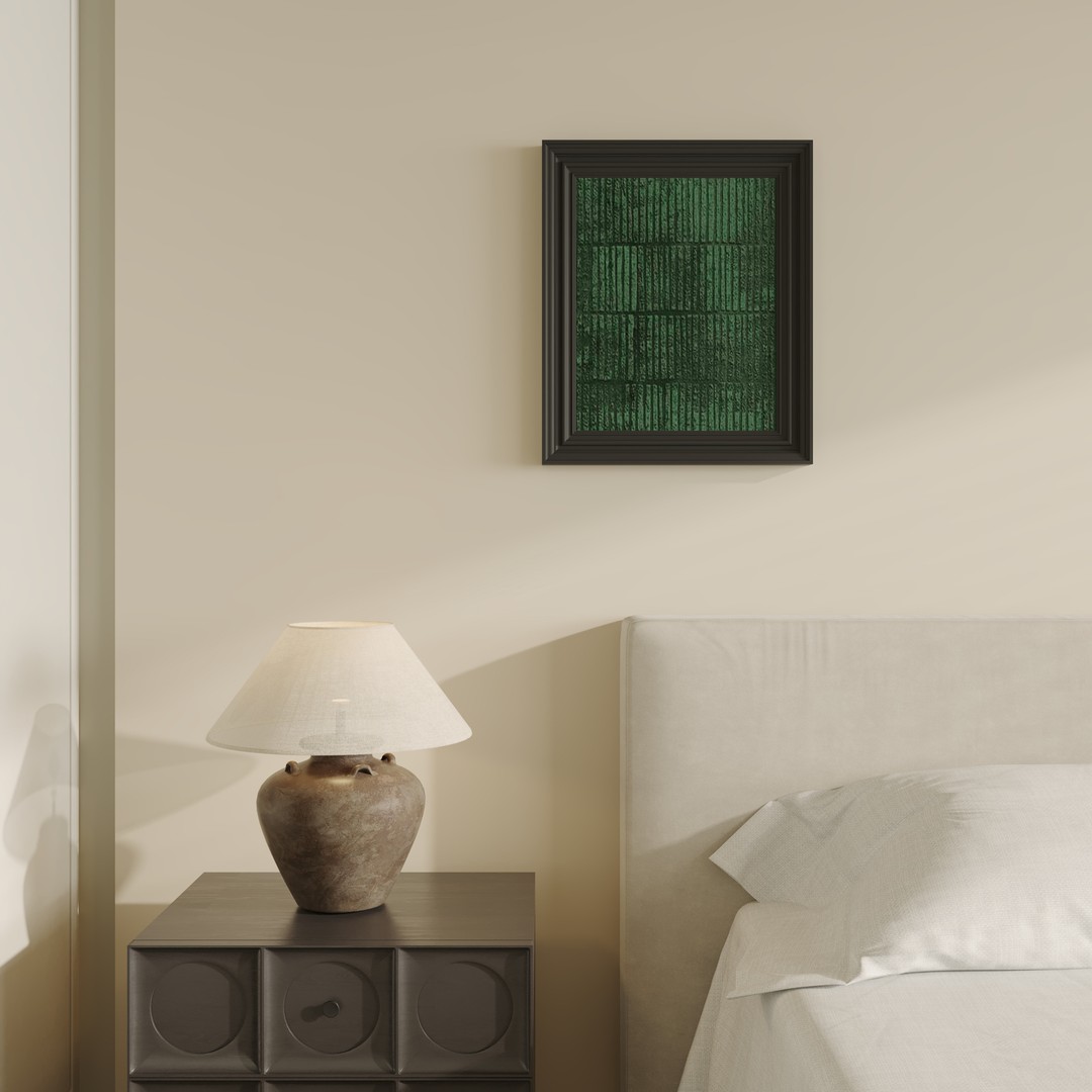 Comfortable Bedroom 3D Model – Modern Interior Scene with PBR Textures - View 5