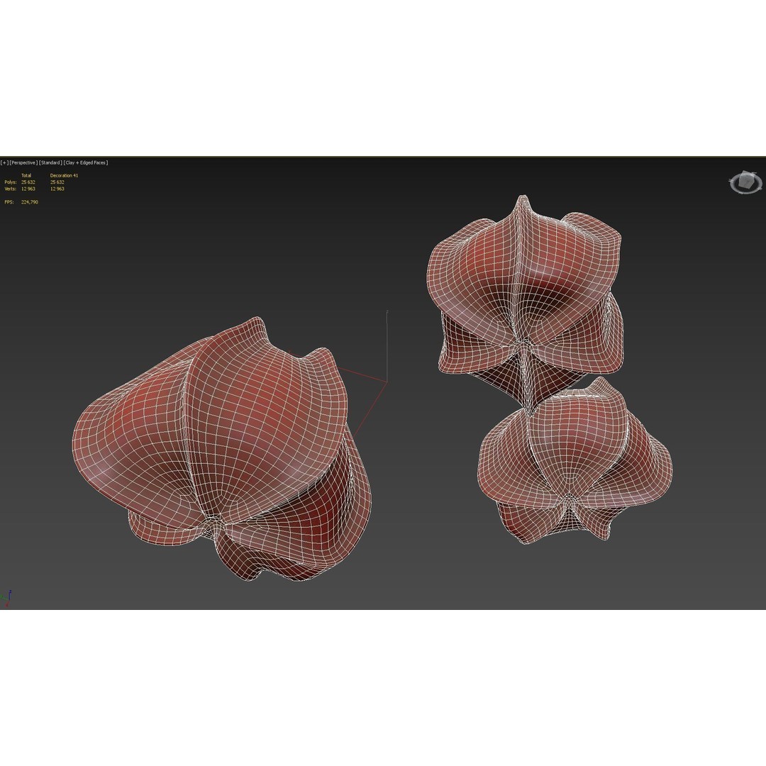 Decoration 41 3D Model – Modern Interior Decor, PBR Textures, FBX - View 19