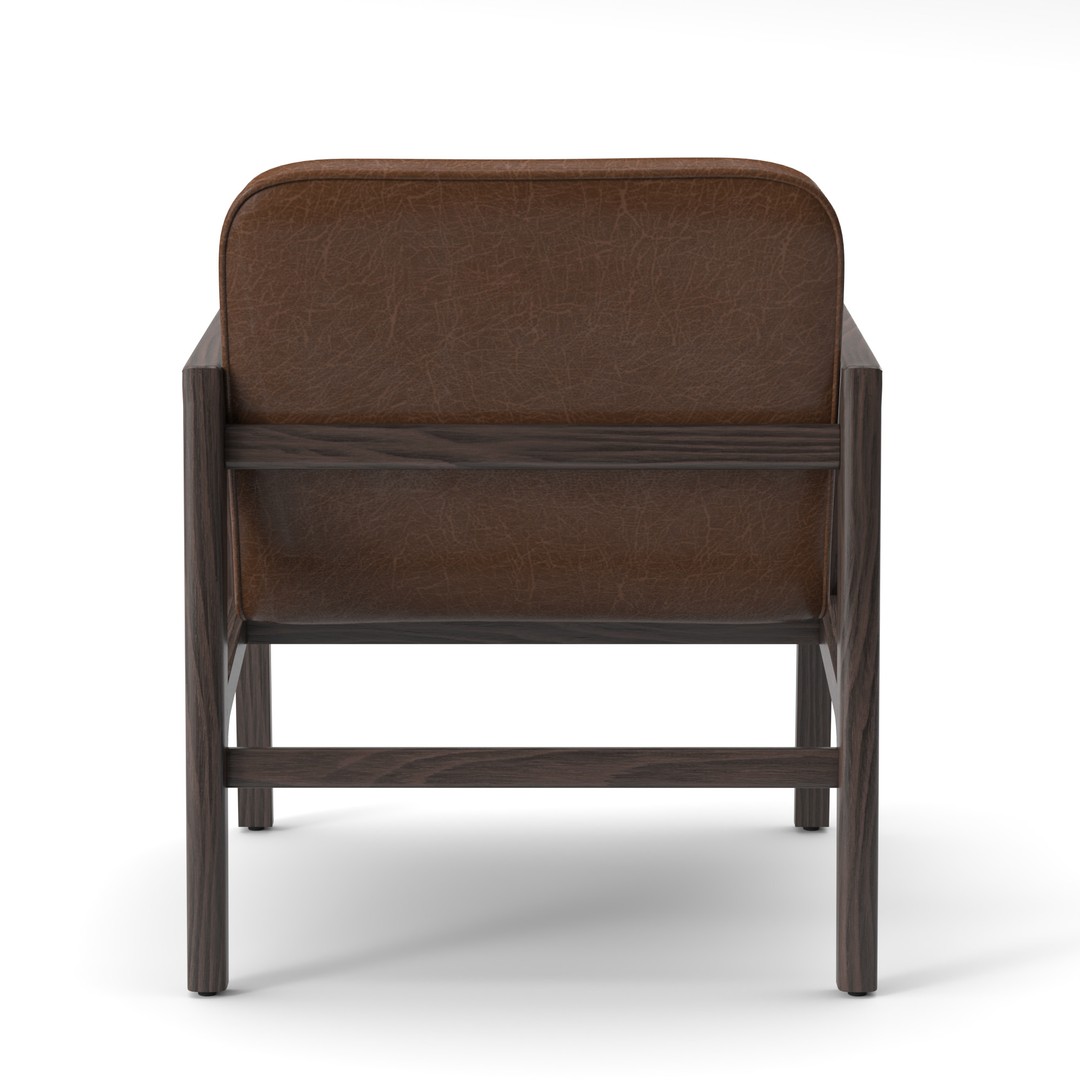 Arm Chair 3D Model – Realistic Modern Furniture Asset, FBX, OBJ - View 5