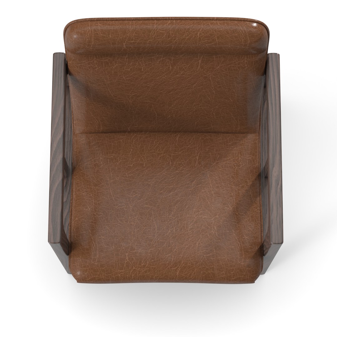 Arm Chair 3D Model – Realistic Modern Furniture Asset, FBX, OBJ - View 6