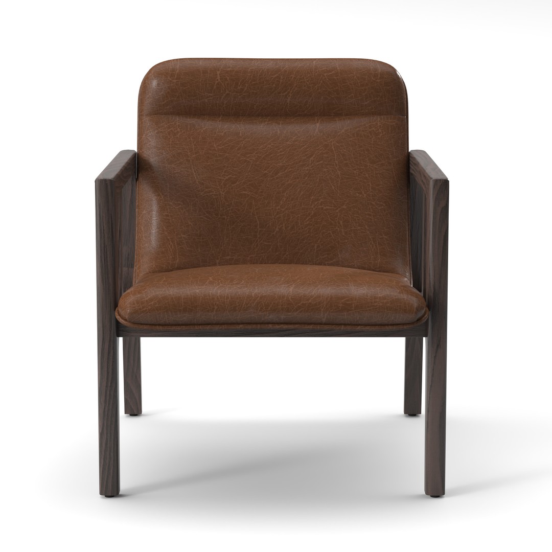 Arm Chair 3D Model – Realistic Modern Furniture Asset, FBX, OBJ - View 7