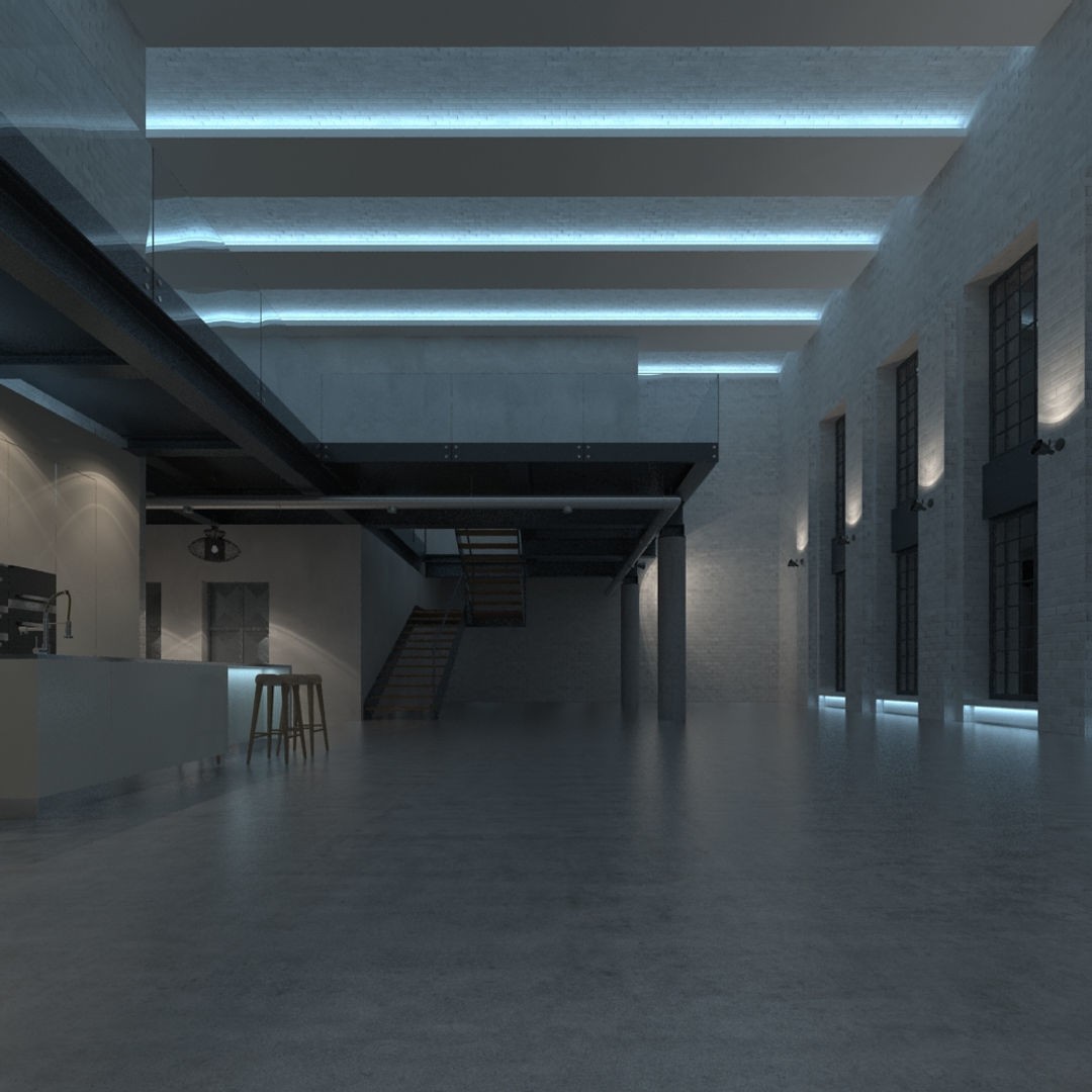 Luxury Loft Apartment 3D Model – High Poly Interior Scene, 3ds Max - View 5