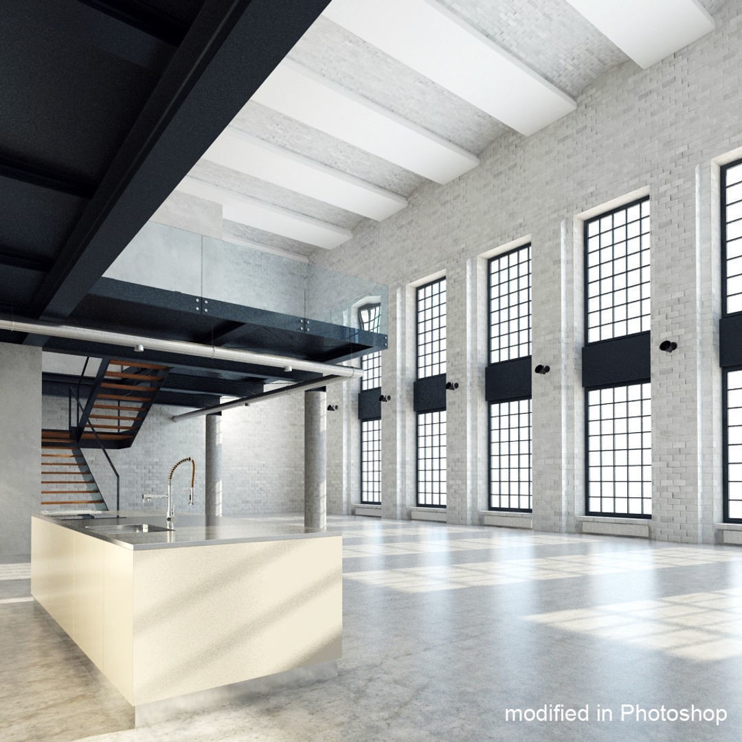Luxury Loft Apartment 3D Model – High Poly Interior Scene, 3ds Max - View 7
