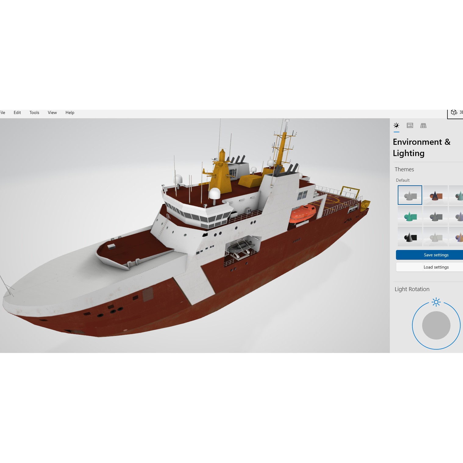 Arctic and Offshore Patrol Ship - Low-Poly 3D Model - View 5