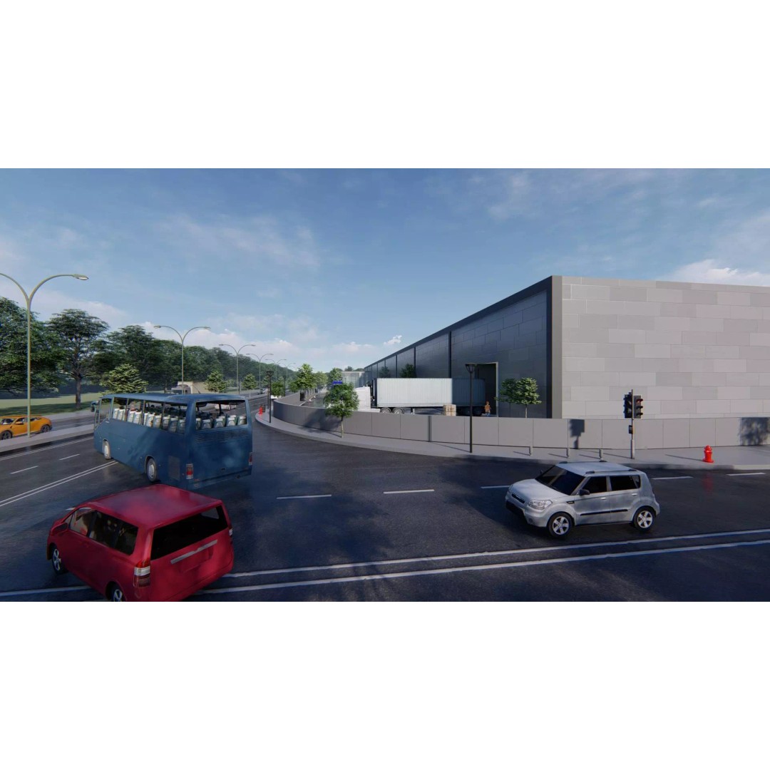 Aluminum Factory 3D Model – Industrial Exterior Visualization, FBX - View 10