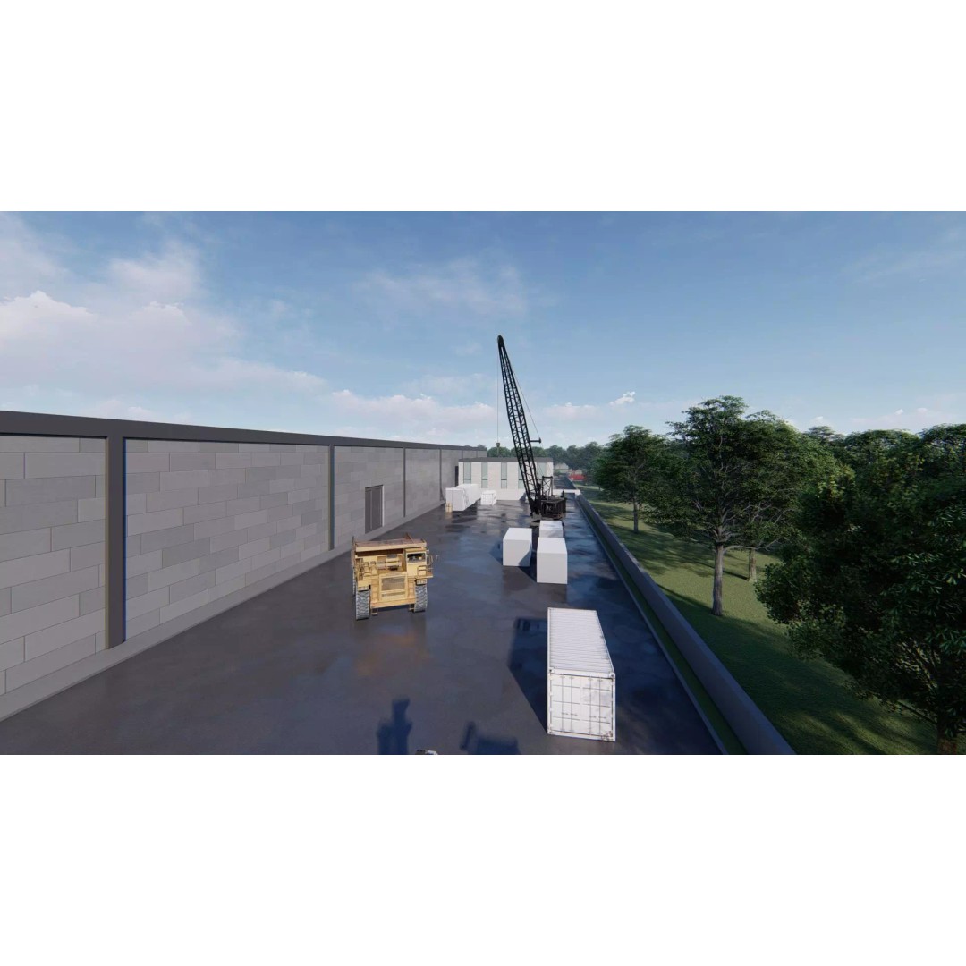 Aluminum Factory 3D Model – Industrial Exterior Visualization, FBX - View 11
