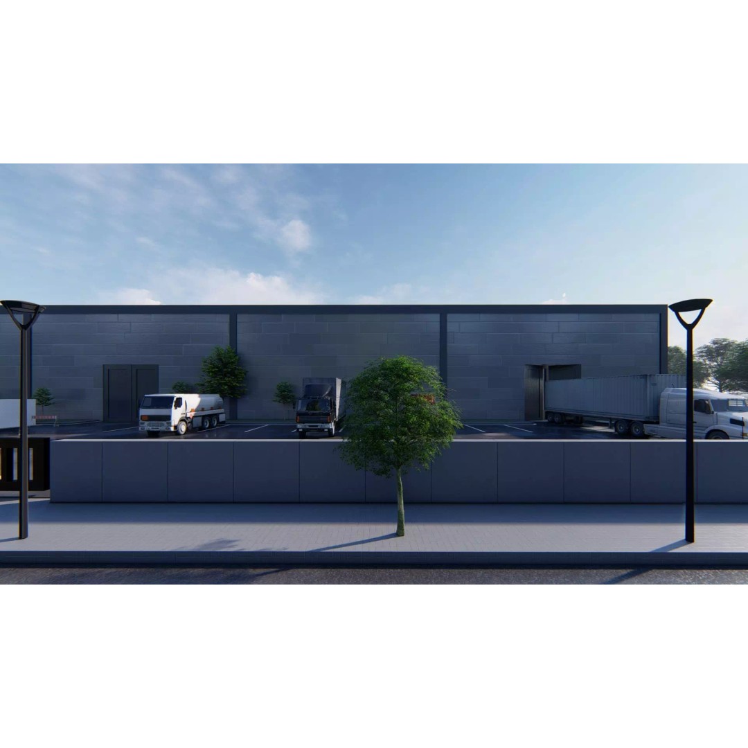 Aluminum Factory 3D Model – Industrial Exterior Visualization, FBX - View 15