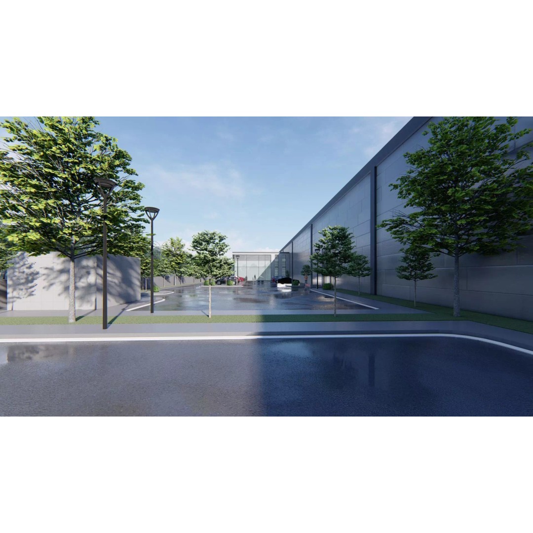 Aluminum Factory 3D Model – Industrial Exterior Visualization, FBX - View 17