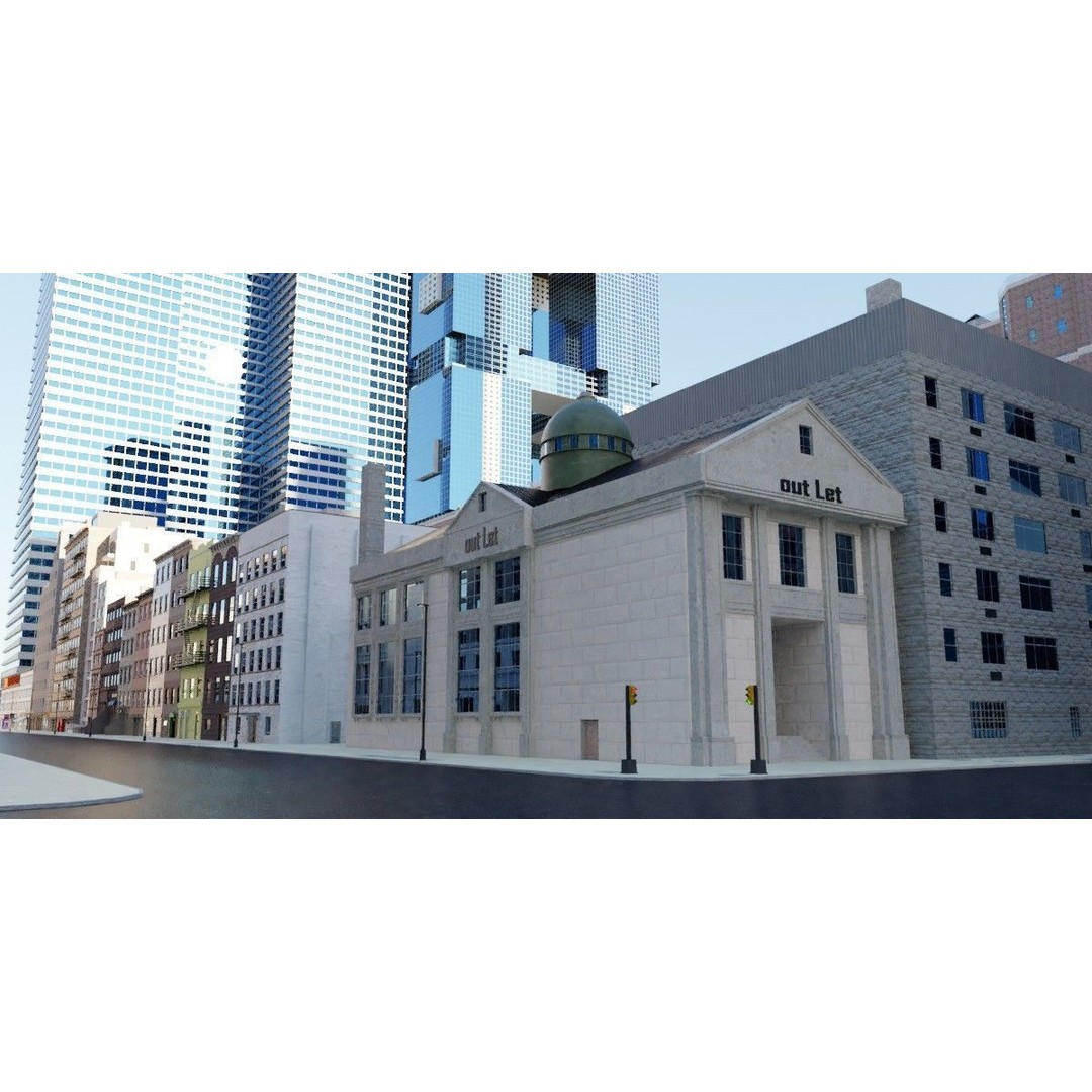 Growing City 3D Model – Urban Cityscape Asset with PBR Textures - View 16