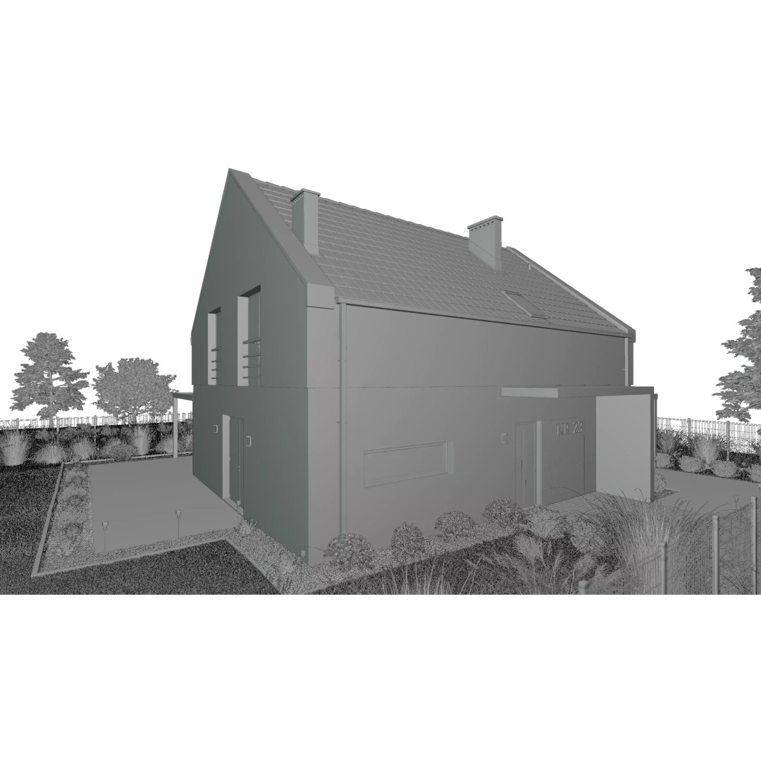 Exterior House 3D Model – Realistic Archviz Asset, Blender, FBX - View 14