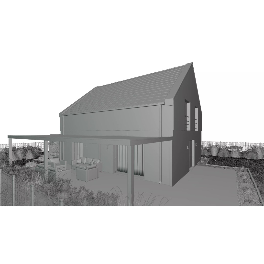 Exterior House 3D Model – Realistic Archviz Asset, Blender, FBX - View 15
