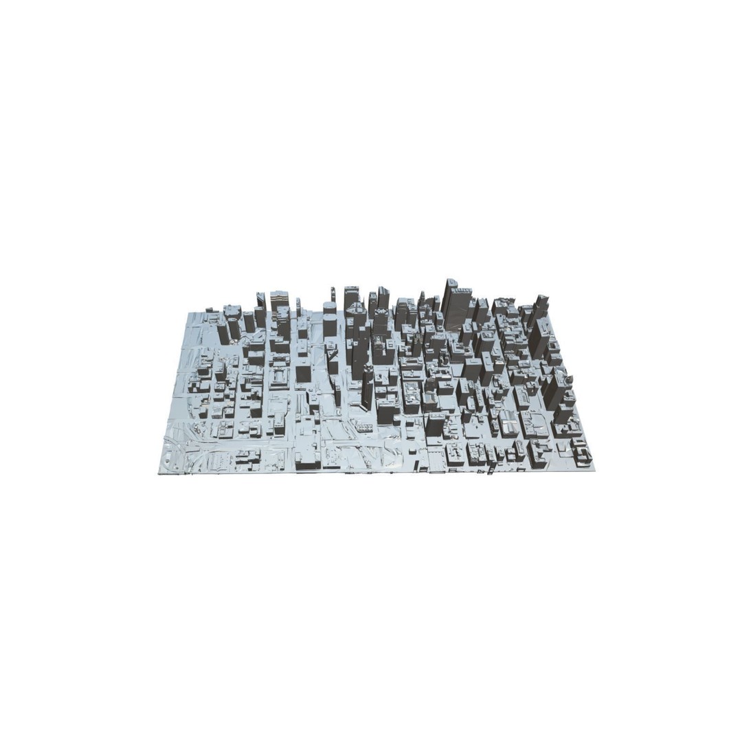 Willis Tower 3D Model – Low Poly Skyscraper, FBX, Game Asset