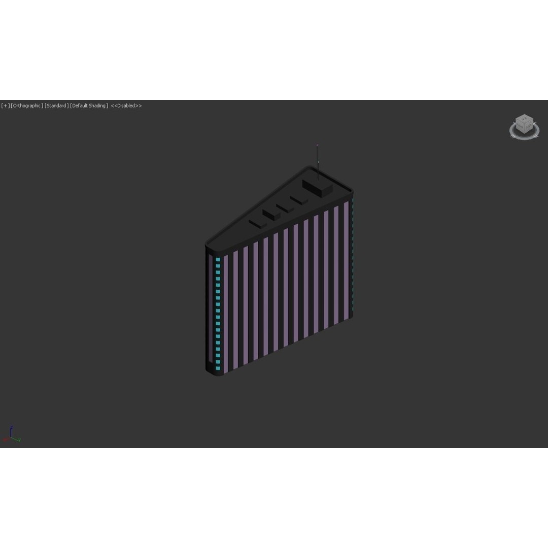 Neon City Buildings 3D Model – Low Poly Game Asset, FBX & Unity - View 10