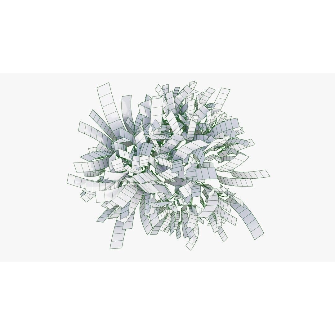 Pink Wild Flower Field 3D Model – Low Poly Scatterable Asset, Blender