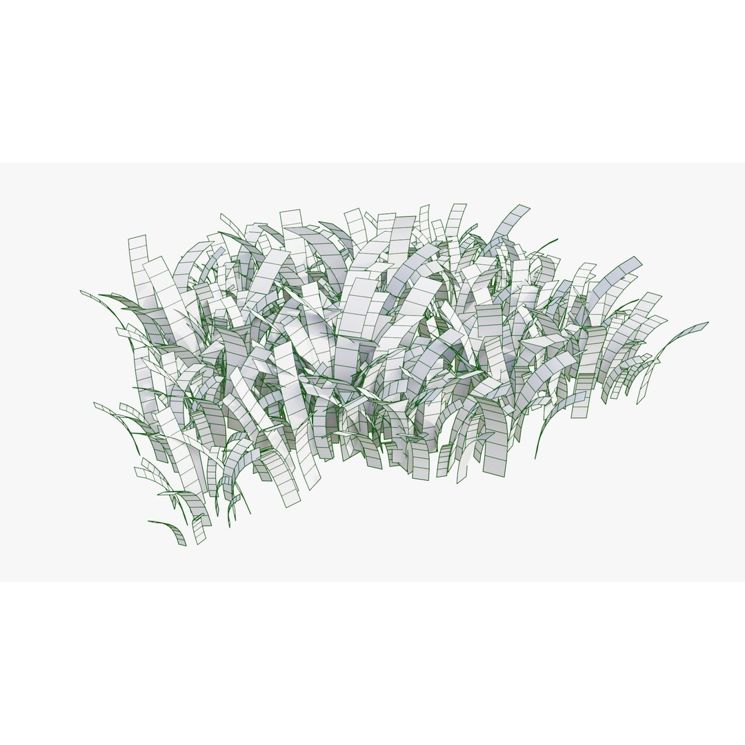 Pink Wild Flower Field 3D Model – Low Poly Scatterable Asset, Blender - View 26