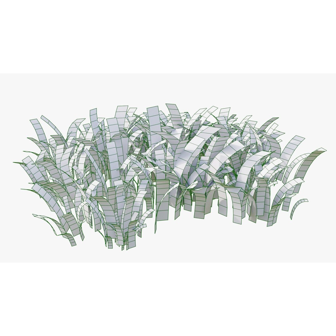 Pink Wild Flower Field 3D Model – Low Poly Scatterable Asset, Blender - View 27