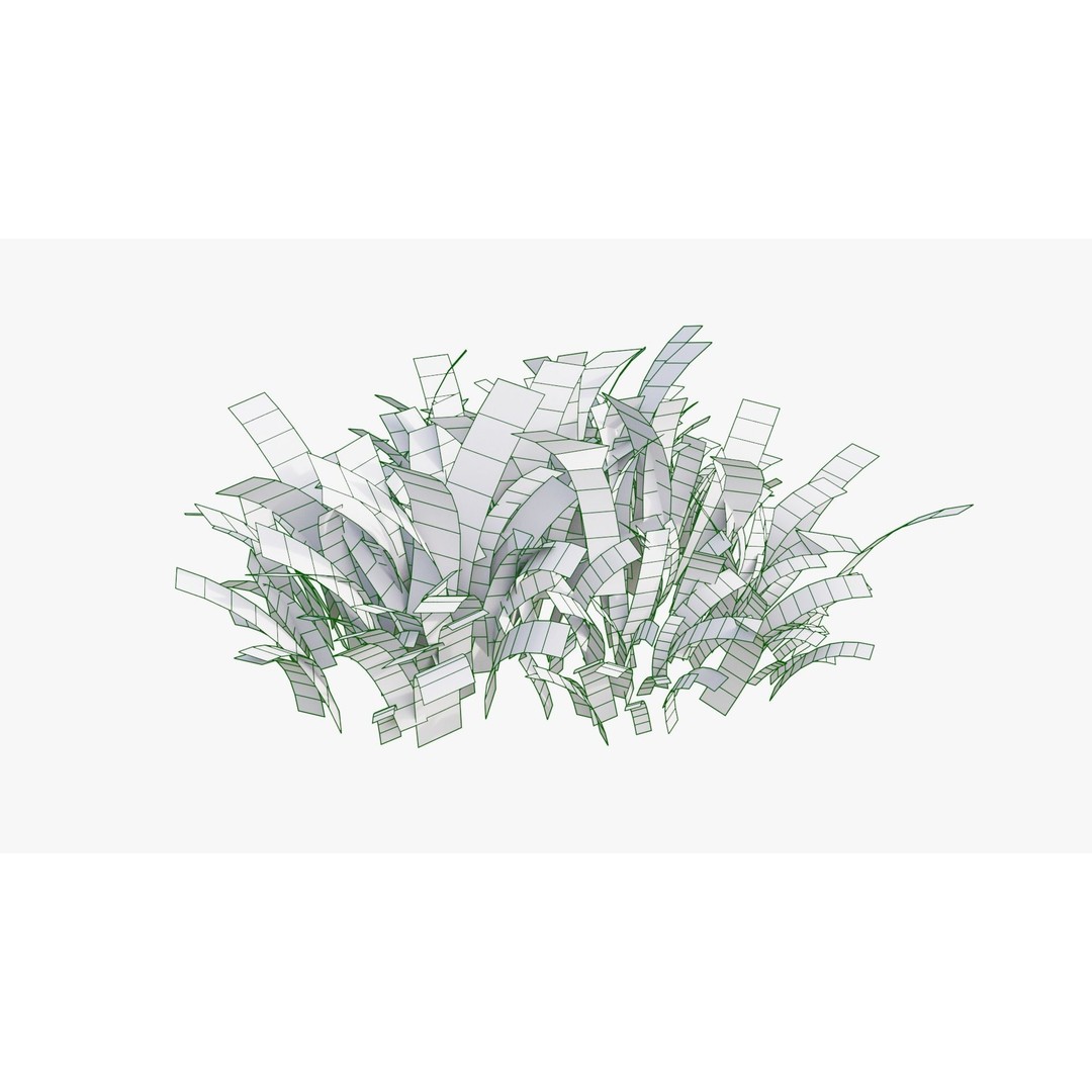 Pink Wild Flower Field 3D Model – Low Poly Scatterable Asset, Blender - View 29