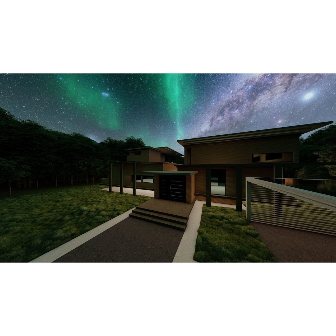 Modern Villa 3D Model – High Poly Architectural Asset, FBX, OBJ - View 18