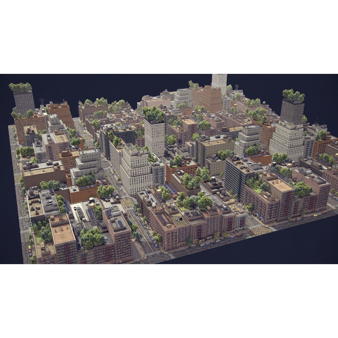 Realistic City 3D Model – Low Poly Urban Environment for Unity - View 15