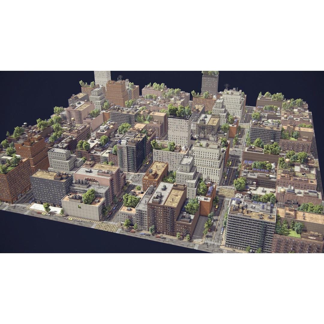 Realistic City 3D Model – Low Poly Urban Environment for Unity - View 17