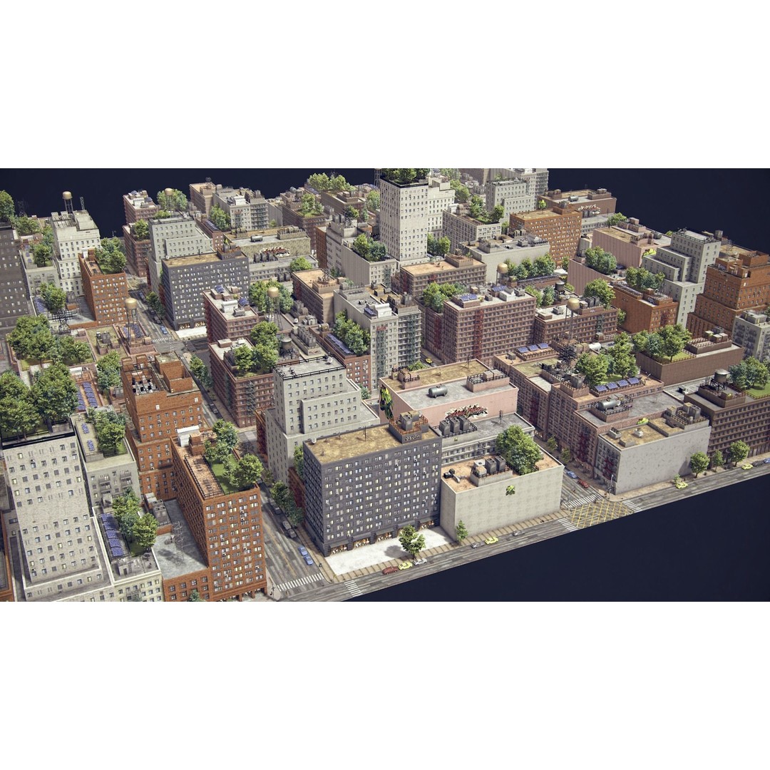 Realistic City 3D Model – Low Poly Urban Environment for Unity - View 18