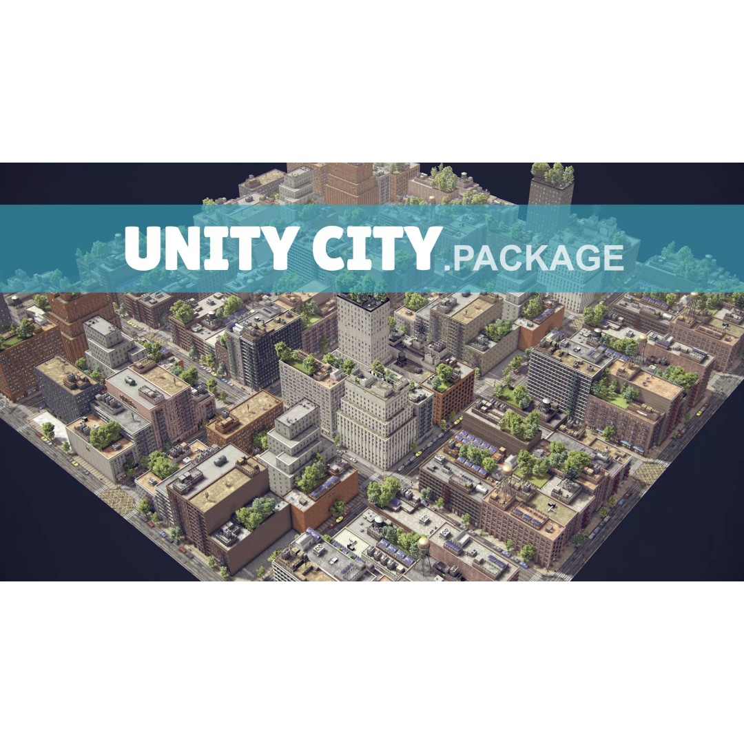 Realistic City 3D Model – Low Poly Urban Environment for Unity - View 2