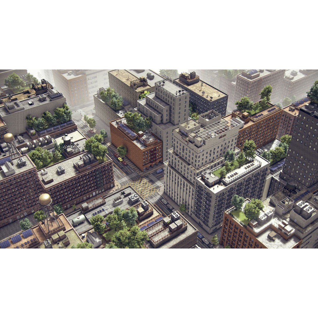 Realistic City 3D Model – Low Poly Urban Environment for Unity - View 20