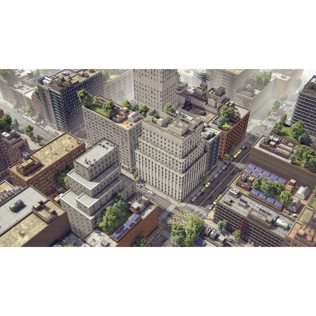 Realistic City 3D Model – Low Poly Urban Environment for Unity - View 21