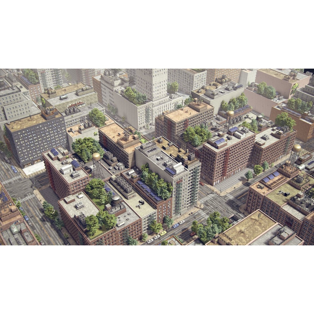 Realistic City 3D Model – Low Poly Urban Environment for Unity - View 23