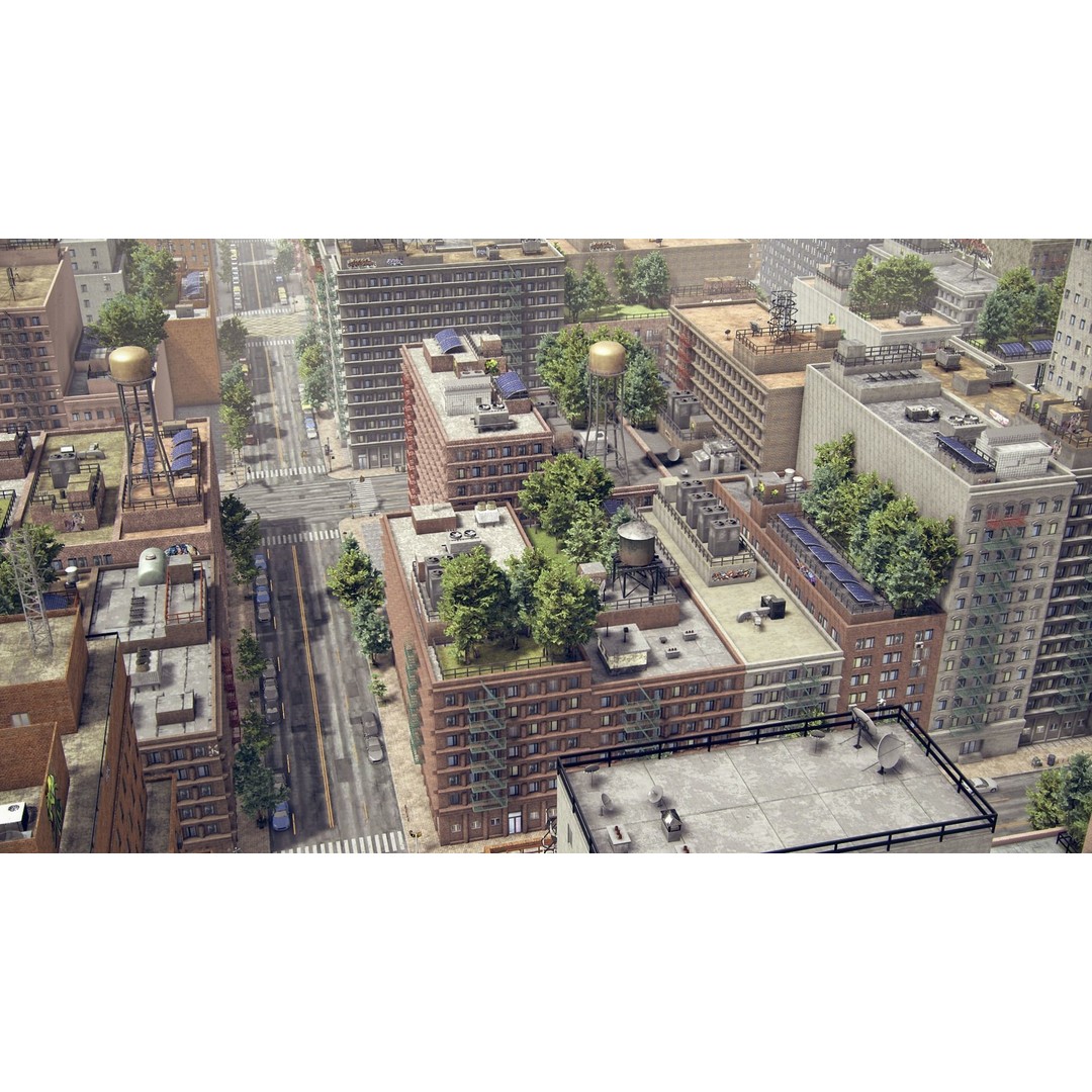 Realistic City 3D Model – Low Poly Urban Environment for Unity - View 25