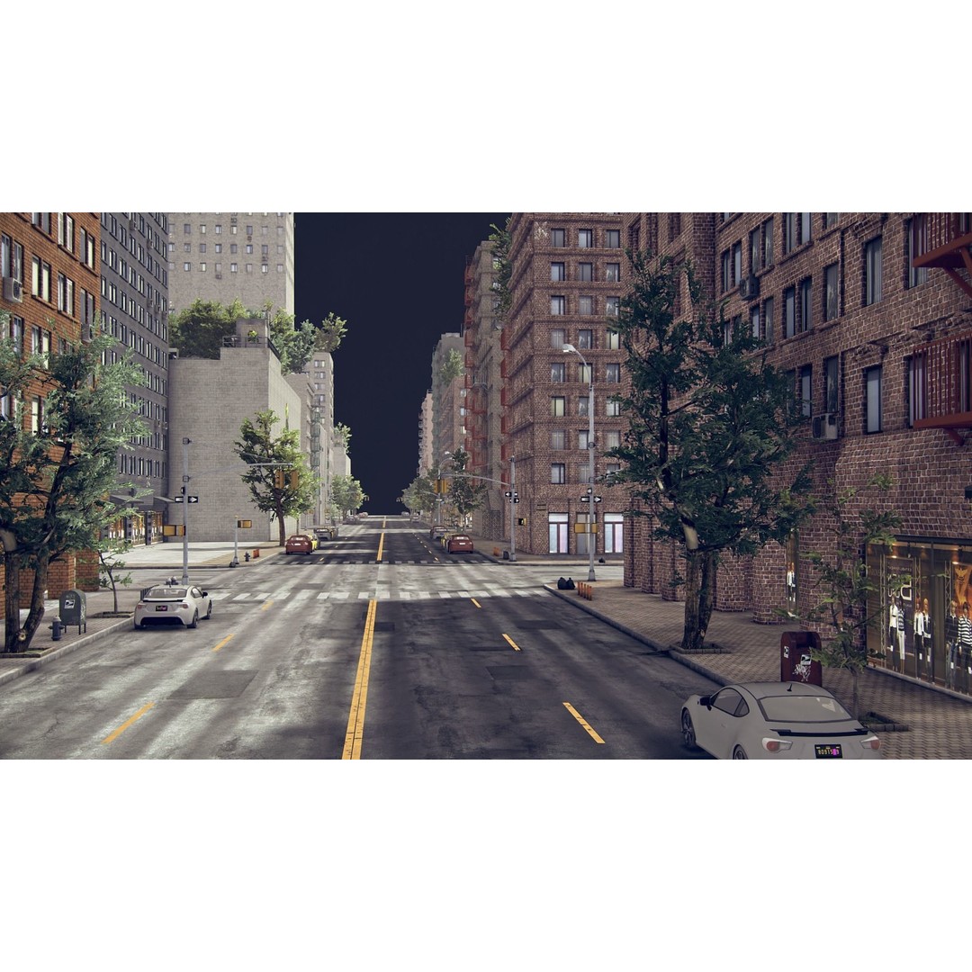 Realistic City 3D Model – Low Poly Urban Environment for Unity - View 29