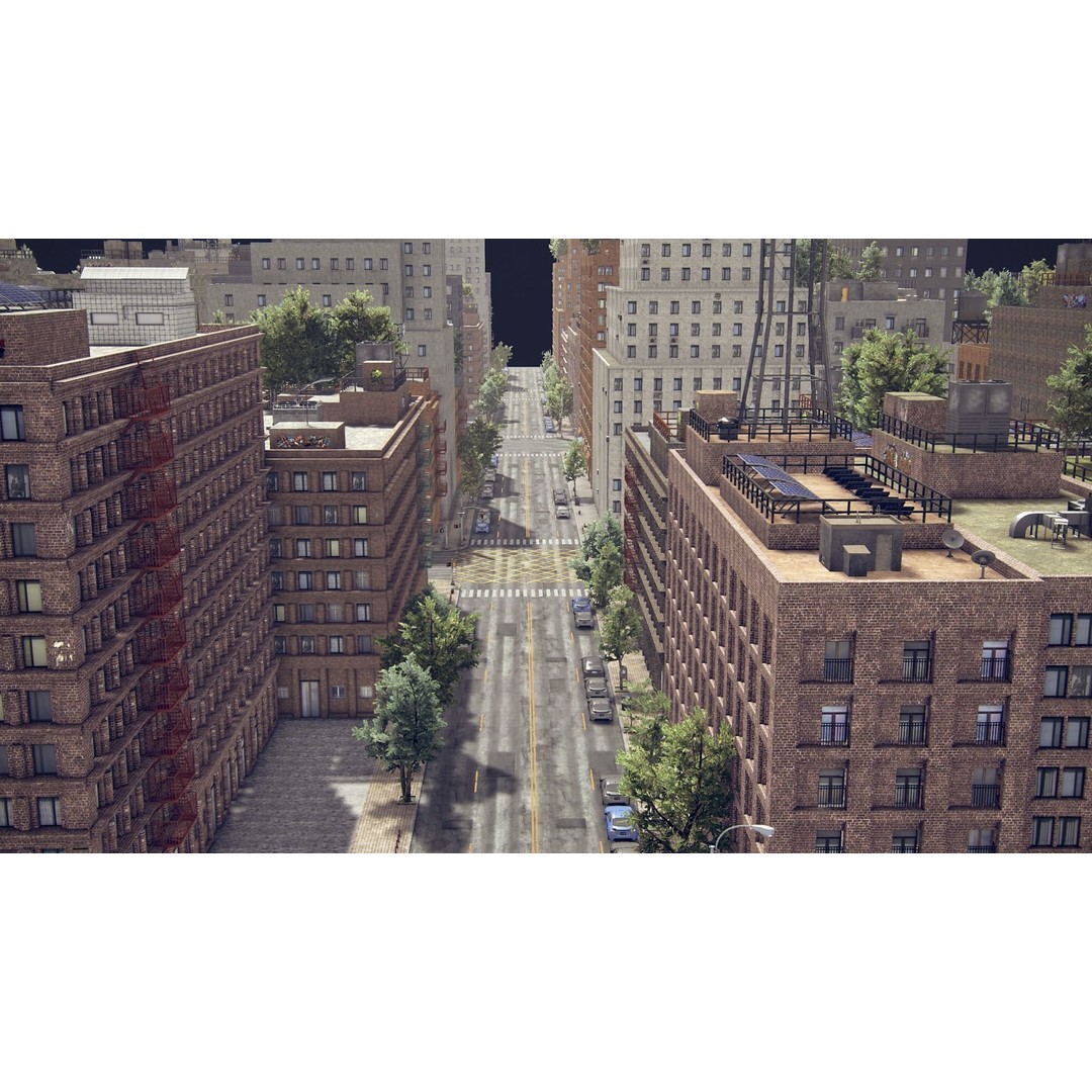 Realistic City 3D Model – Low Poly Urban Environment for Unity - View 33