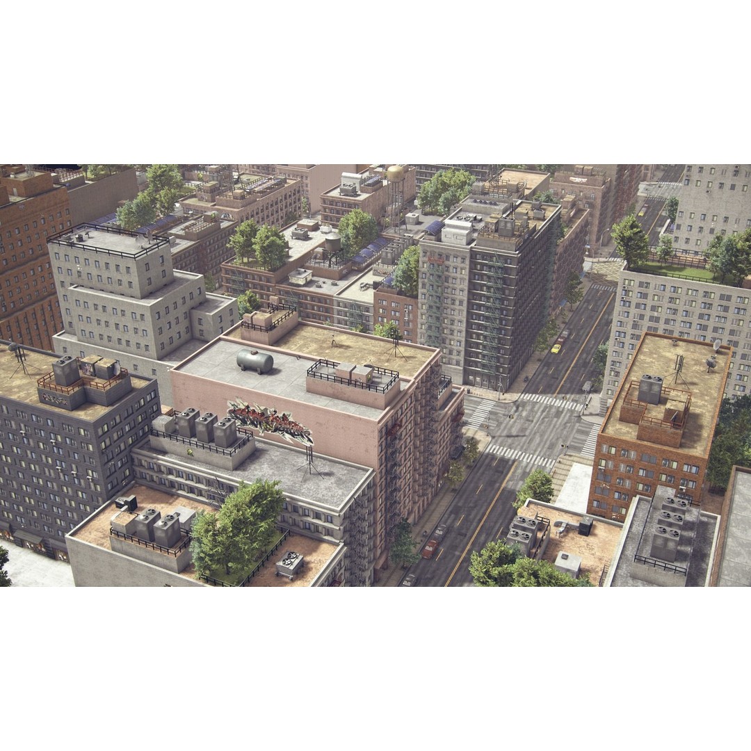 Realistic City 3D Model – Low Poly Urban Environment for Unity - View 34