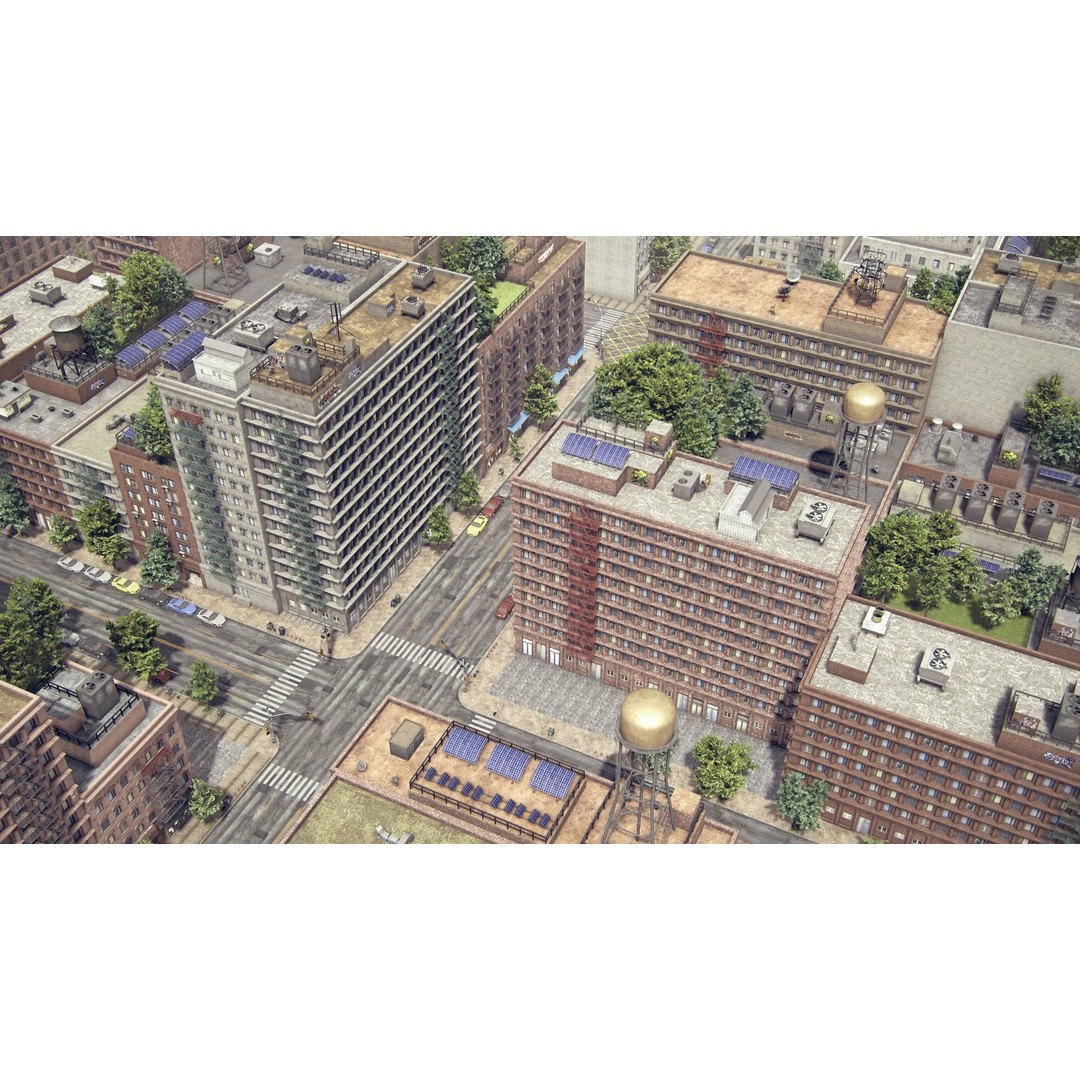 Realistic City 3D Model – Low Poly Urban Environment for Unity - View 38