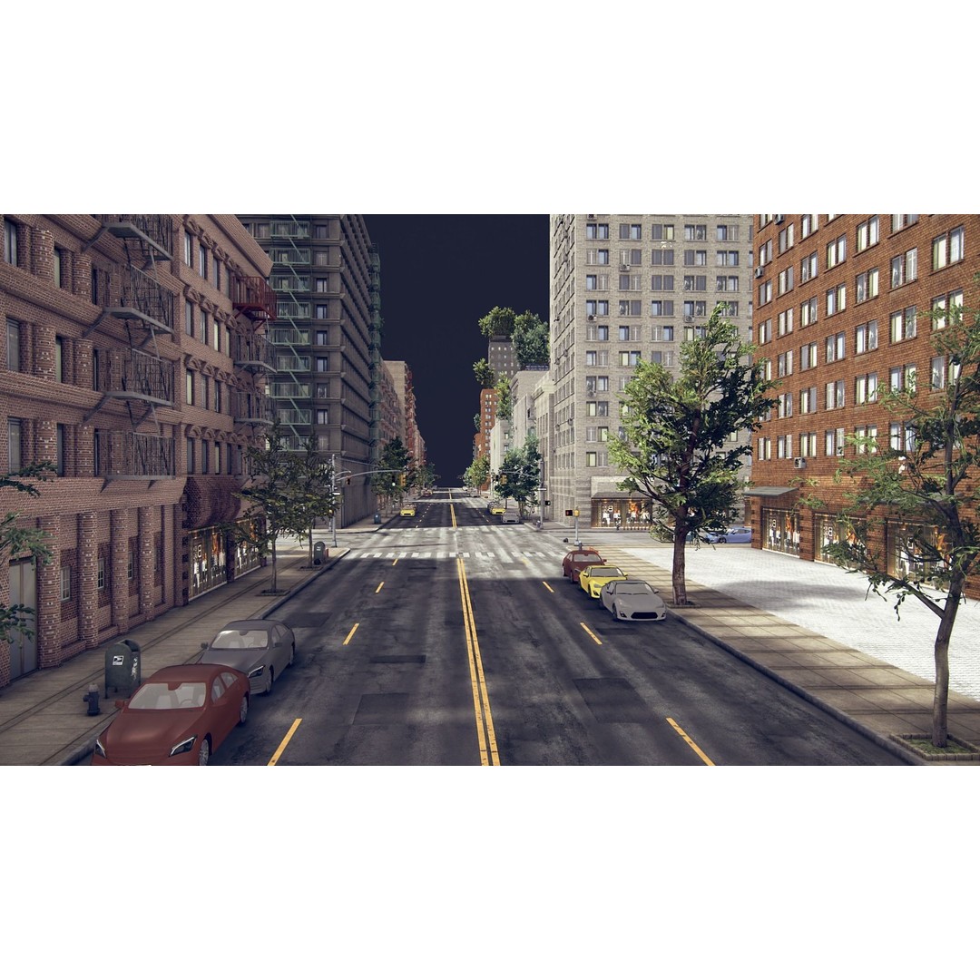 Realistic City 3D Model – Low Poly Urban Environment for Unity - View 39