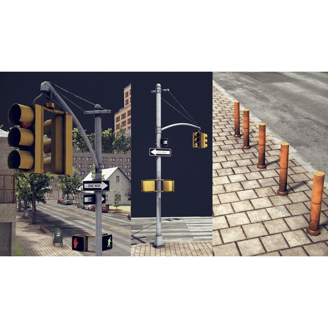 Realistic City 3D Model – Low Poly Urban Environment for Unity - View 42