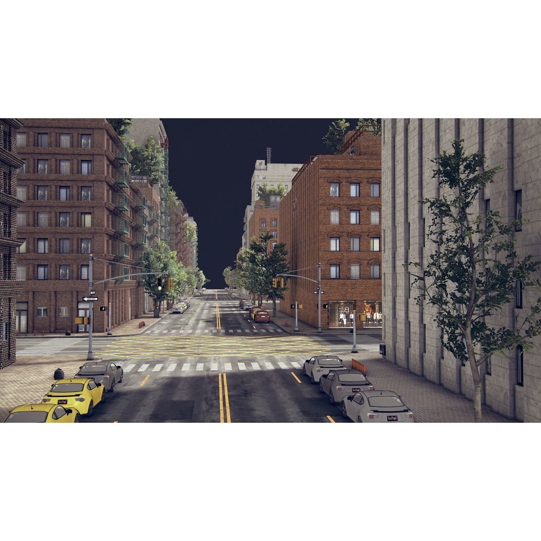 Realistic City 3D Model – Low Poly Urban Environment for Unity - View 7