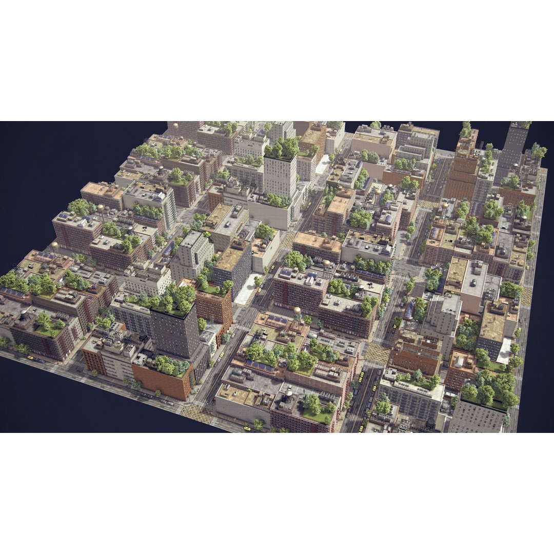 Realistic City 3D Model – Low Poly Urban Environment for Unity - View 8