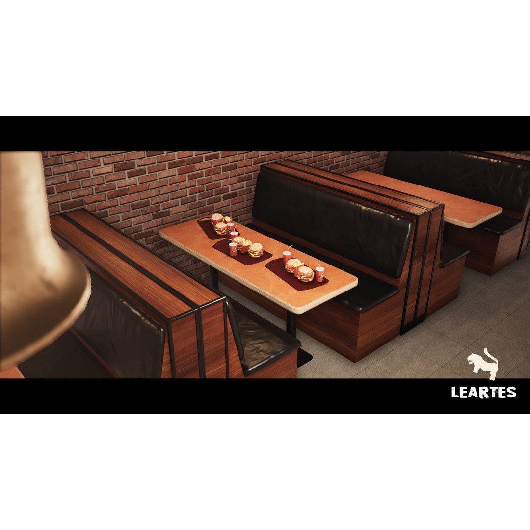 Modern City Downtown 3D Model – Low Poly Game Asset, FBX, PBR - View 16