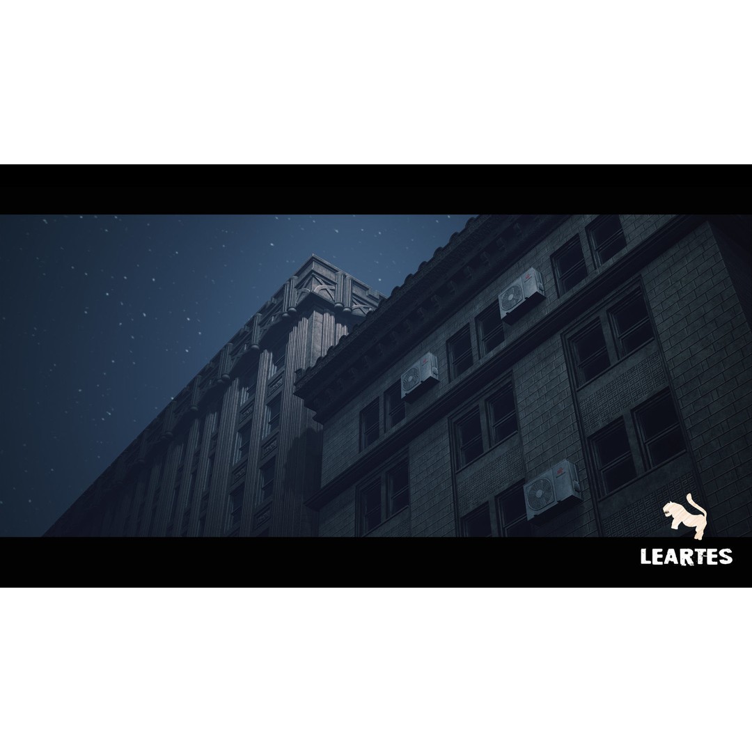 Modern City Downtown 3D Model – Low Poly Game Asset, FBX, PBR - View 23