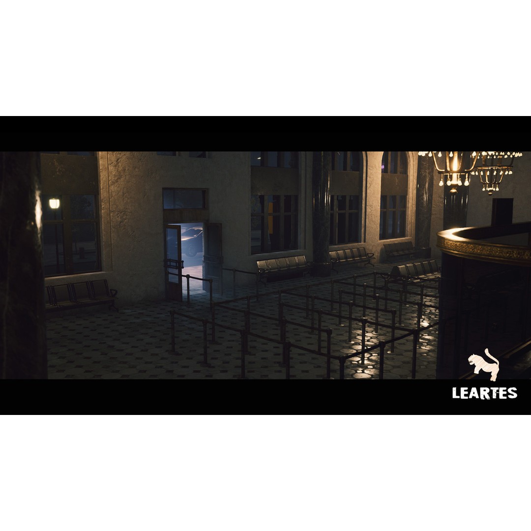 Modern City Downtown 3D Model – Low Poly Game Asset, FBX, PBR - View 33