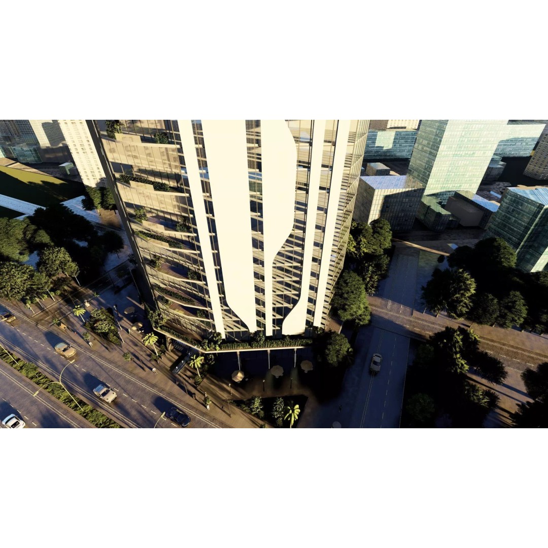 Spectre Tower 3D Model – Modern Architectural Design, FBX, Lumion - View 11